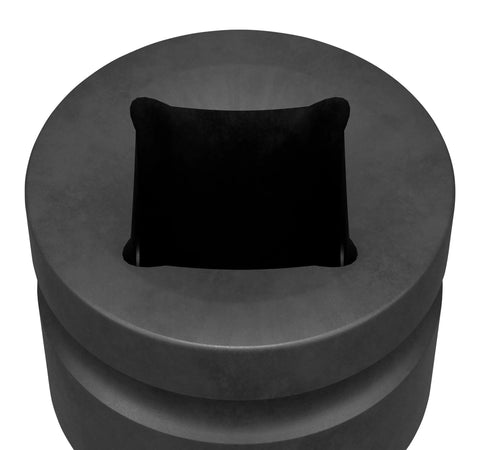 Impact Socket 24mm, 1-Inch Square Drive, Drop-Forged Chrome Molybdenum, Wall Drive Construction, Hardened And Tempered