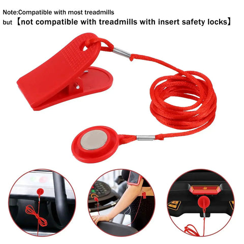 Two Pack Universal Treadmill Magnetic Safety Keys Round Emergency Stop Magnets Replacement Treadmill Keys For Most Machines