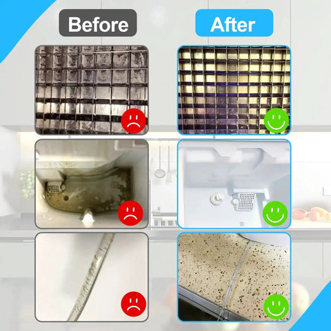 Ice Maker Cleaning Brush Kit For Countertop Machines No Fuss Deep Clean With 2 Extra Long Pipe Cleaners comparison before and after cleaning results