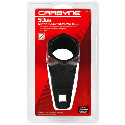 50mm Crankshaft Pulley Holder Tool For Honda And Acura in packaging, heavy duty crank bolt tool for high torque removal