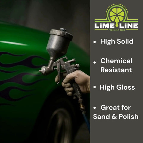 2K Clearcoat Kit With Hardener 4 To 1 Mix High Gloss Top Coat being applied to car with spray gun