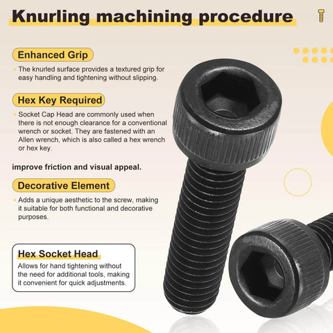10 Pack M2.5 0.45x8 Socket Head Cap Screws Carbon Steel Allen Drive Black Oxide Machine Grade 12.9 Internal Hex Coarse
