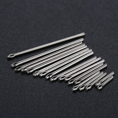 360 Piece Stainless Steel Watch Band Link Pins Kit With 18 Size Assortment, Waterproof and Rustproof Cotter Pins, various lengths shown