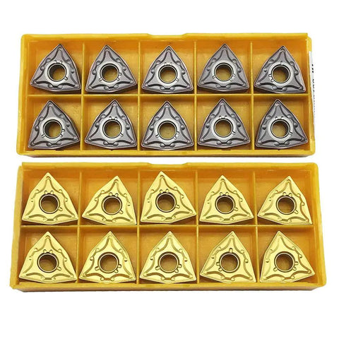 Solid Carbide Lathe Inserts WNMG431 WNMG432 For Finishing Steel Like A Pro With Bronze MA PVD Coating High Hardness
