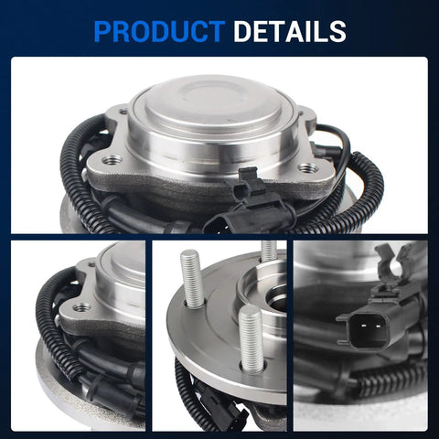 Close-up of Rear Wheel Hub And Bearing Assembly With ABS For Dodge Grand Caravan 2012 2020 Chrysler Town And Country 2012 2016