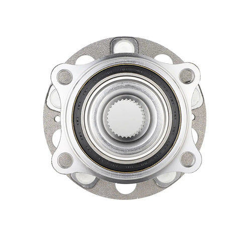 Top view of Beefed Up Wheel Hub Bearing Assembly Front Left And Right 5 Lug Non ABS 513409 BR930946 for Hyundai and Kia.