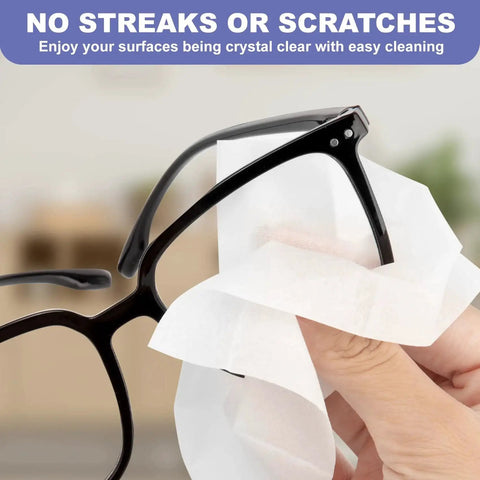 Using Anti Fog Wipes For Glasses Large Premoistened Wipes Individually Wrapped to clean black eyeglasses without streaks