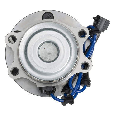 Top view of Wheel Bearing And Hub Assembly For Nissan Frontier 2005 To 2023 And Compatible Pathfinder Xterra And Suzuki Equator