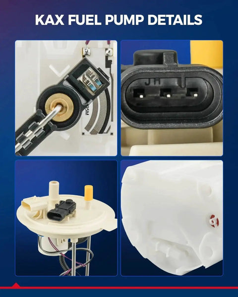 Components of Electric Fuel Pump Module Assembly Drop-In Replacement For Ford E Series Vans 2011 To 2019 E-350 E-450 Midship Tank
