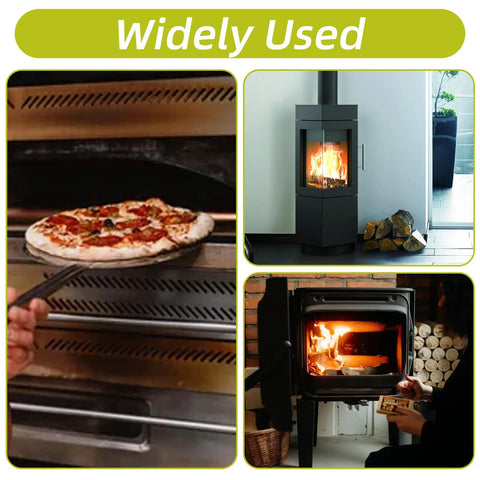 LXUEJIE fireplace tape seal, fiberglass rope gasket for stove and fireplace; pizza oven, wood stove, brick fireplace.