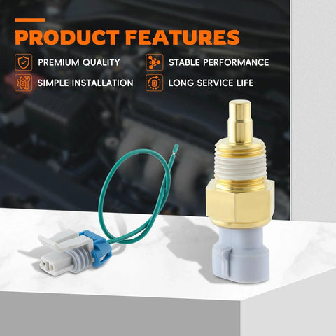 Engine Coolant Temperature Sensor 213-77 Replacement Fits GMC C1500 K1500 Tahoe Impala Oldsmobile OE Style Connector