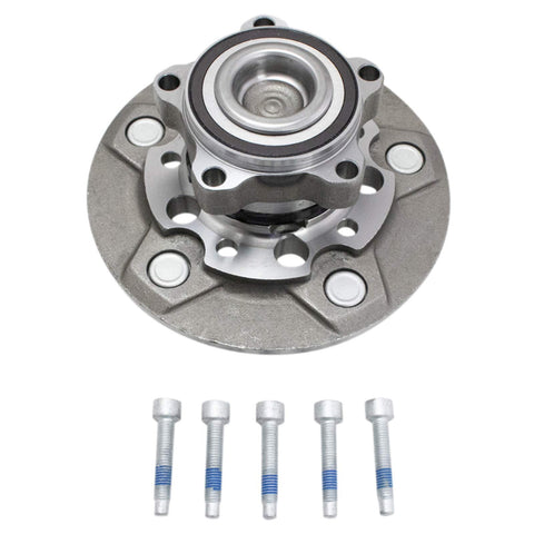 Front Left Or Right Wheel Bearing And Hub Assembly For 2015-2019 Ford Transit 250 SRW And 350 HD Plug-And-Play OE-Quality Replacement Easy Install DIY Video Guide Included, with bolts