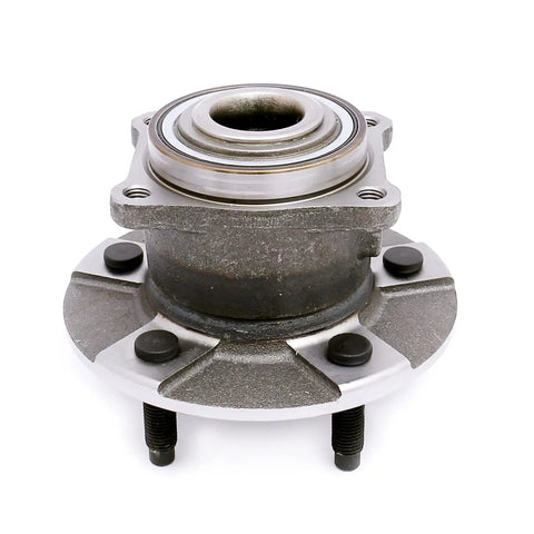 Front view of Rear Wheel Bearing Hub Assembly Fits 2002 To 2007 Saturn Vue Non-ABS, 2005 Chevy Equinox Non-ABS, 2006 Pontiac Torrent Non-ABS