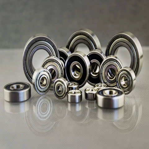 Assorted 698-2RS double-sealed deep groove ball bearings 8mm x 19mm x 6mm, carbon steel, for motors and machinery