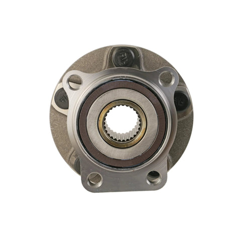 Front view of Wheel Bearing And Hub Assembly For Subaru Forester, XV Crosstrek, And Impreza Fits 2014 To 2021 Models Built Tough For Smooth Turns