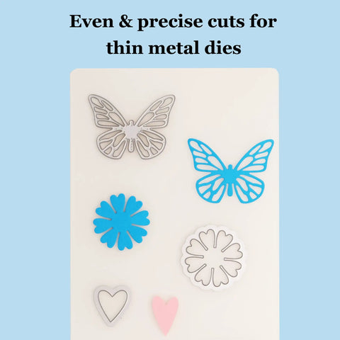 Plastic Shim Die Cutting Machine Accessories Pack 6 By 9 Inches Two Shims Protect Dies And Materials For Even Precise Cuts showcasing thin metal dies.