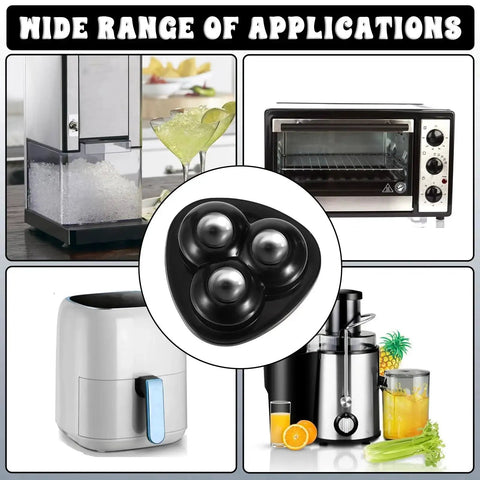 Eight Pack Self Adhesive Caster Wheels For Heavy Appliances With 360 Degree Swivel Rollers And Strong Grip Pads with various kitchen appliances.