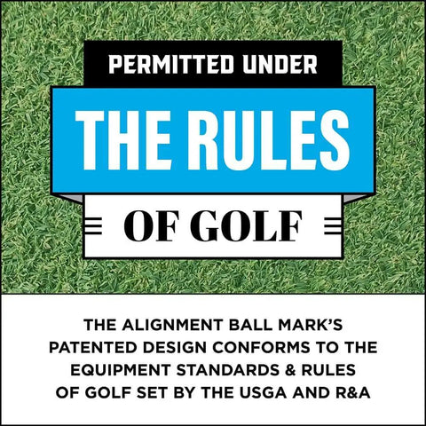 Game-Changing 360 Degree Alignment Golf Ball Marker And Putting Aid For Precise Putts Rotate To Aim USGA Compliant Blue Gift