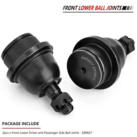 2Pc Front Lower Ball Joints Kit For 2005 To 2019 Toyota Tacoma Driver And Passenger Side Heavy Duty Front Suspension Replacement