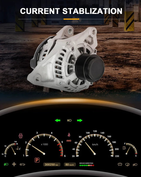 New Alternator For Toyota RAV4 2013 2014 2015 2016 2017 2018 OEM Quality Replacement That Fits OE 14487 dashboard view