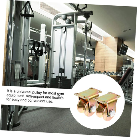 Built Tough Heavy Duty Pulley Mounted Door Wheel Set For Sliding Doors And Gates Steel Single Wheel Track Roller Castor