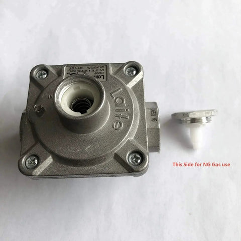 Natural Gas Grill Regulator With Half Inch In And Out NPT Threads, Low Pressure Gas Regulator For LP And NG, metal housing