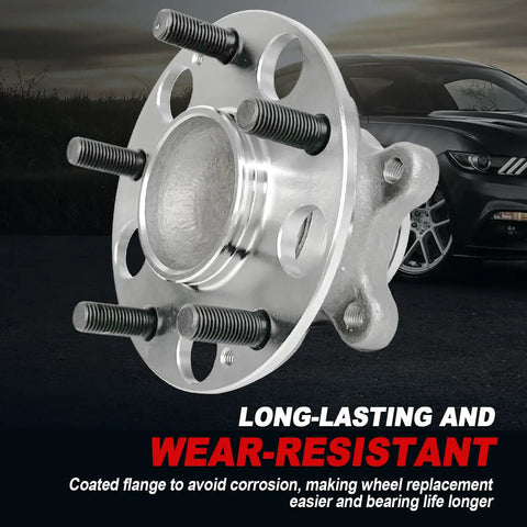Rear Wheel Bearing Hub Assembly 512256 Direct Fit For Acura CSX 2006-2011 And Honda Civic 2006-2011 5 Lug Bolt Pattern