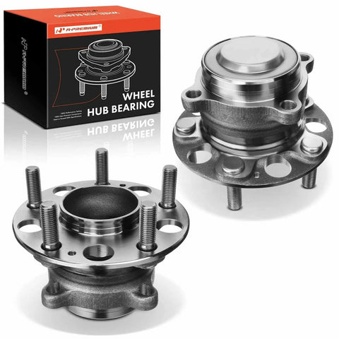 2X Rear Wheel Bearing And Hub Assembly For Honda Accord 2014 2020 FWD 5 Lug Compatible With Hybrid And Gas Models Replacement Set
