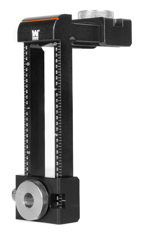Universal Deluxe Cross Dowel Jig And Drill Guide Kit for precise wood joints, CNC aluminum, steel bushings, adjustable knobs