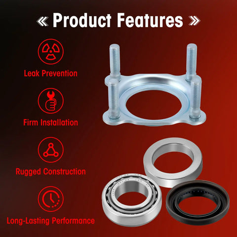 Rear Axle Bearing And Seal Kit For Jeep Wrangler JK JKU 2007 To 2017 Includes Bearing Seal And Retainer Replacement