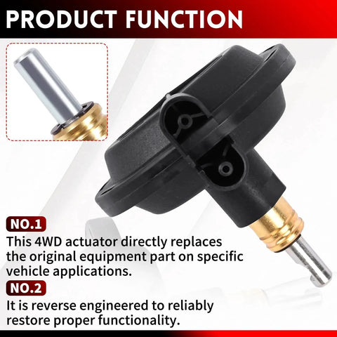 4WD Vacuum Actuator For Ford F150 F150 Heritage F250 Expedition Lobo And Lincoln Navigator Replacement 1997 Through 2004