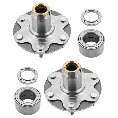 Front Wheel Bearing And Hub Assembly Kit For Toyota Tacoma 1995 2004 4WD With 2.4L 2.7L And 3.4L Engines Replacement Fits 43502-35160