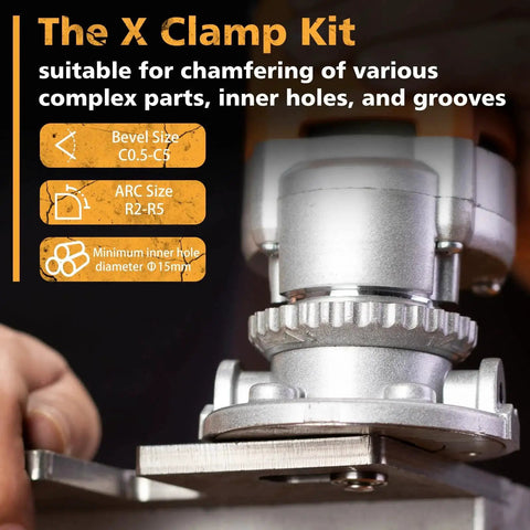 Powerful 850W Handheld Chamfer Tool For Trimming Beveling And Deburring, 120V 60Hz Metal Chamfering Machine PT-100 close-up