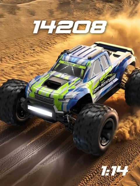 4X4 Brushless RC Truck With Waterproof 45A ESC And 2852 4400KV Motor Speed Demon 1/14 Scale Off Road Drift RC Car