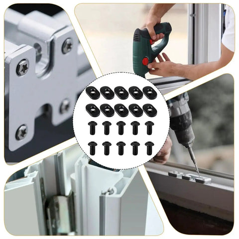 Slide In T Track Nuts 1/4-20 For T Slot Track Kit With 1/4-20 X 1/2 Inch Bolt Black Zinc Finish 20 Pieces for aluminum extrusion.