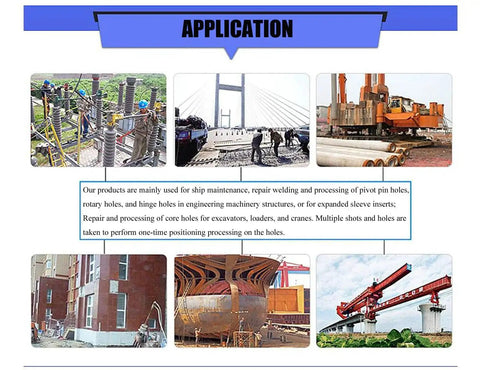 Versatile Portable Hole Drilling Boring Machine For Excavators used in various construction sites and machinery applications