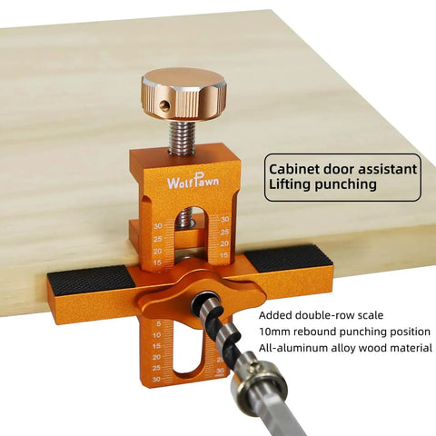 2 In 1 Cabinet Hinge Installation Positioning Tool With Adjustable Length Aid Heavy Duty Aluminum Alloy Cabinet Door Jig For Frameless Cabinets DIY Hinge Alignment And Mounting Guide The Go To Tool For Precise Installations
