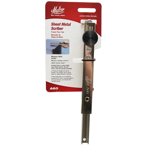 Pro-Grade Adjustable Sheet Metal Scribe With 1/4 To 12-1/2 In Range, 1/8 In Graduations in packaging