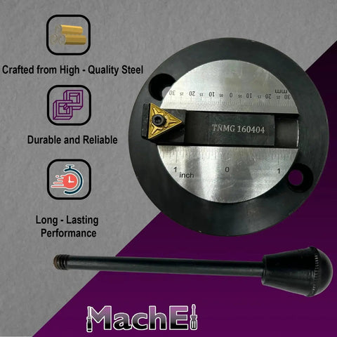 Ball Turning Attachment For Lathe For Myford And Similar Lathes Turns Smooth Convex Metal Balls Radius Spheres With A Stable Round Base Double Bit Grip And Pro Grade Size Scale For Easy Adjustments