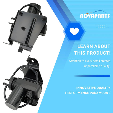 NOVAPARTS electric vacuum pump for Ford and Dodge trucks, black plastic housing with mounting bracket