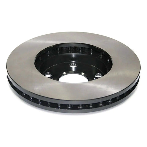 Electrophoretic Front Vented Brake Rotor With Corrosion Resistant Finish And Salt Spray Protection, front view