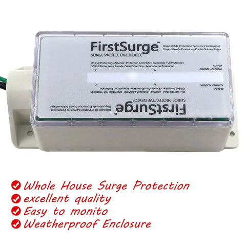 Whole House Surge Protector 140000 Amps SPD For 120V 240V Load Centers UL Listed Works With Any Brand Panel And Breakers