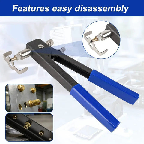 Rivet Nut Tool Kit With 430 Piece Metric Rivnuts Set M3 M4 M5 M6 M8 Rivnut Gun for decoration furniture and industrial projects