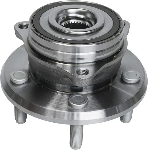 Close-up of wheel bearing hub from AWD Front CV Axles and Wheel Bearing Hubs Kit For Jeep Grand Cherokee 2011-2021 And Dodge Durango 2011-2022