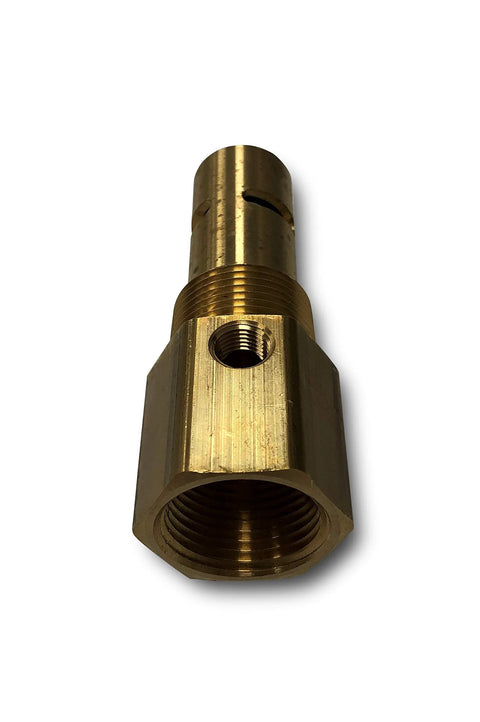 Brass air compressor check valve, 3/4 in x 3/4 in, in-tank use