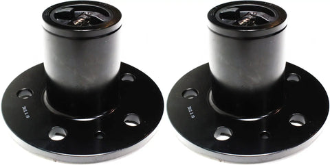 Set Of 2 Manual Locking Hubs For 5-Stud 4.5 Inch Bolt Circle, 23 Spline, Fits 1983-1990 Ranger 4WD, front view