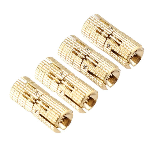 Hidden Copper Brass Cabinet Hinges 8mm 180 Degree Opening 4 Pack No Brainer Easy Install For Jewelry Boxes And DIY Projects