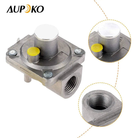 Natural Gas Grill Regulator Half Inch NPT LP Regulator For Grill And Fire Pit Inlet Half PSIG Outlet Five Inch WC LPG For NG