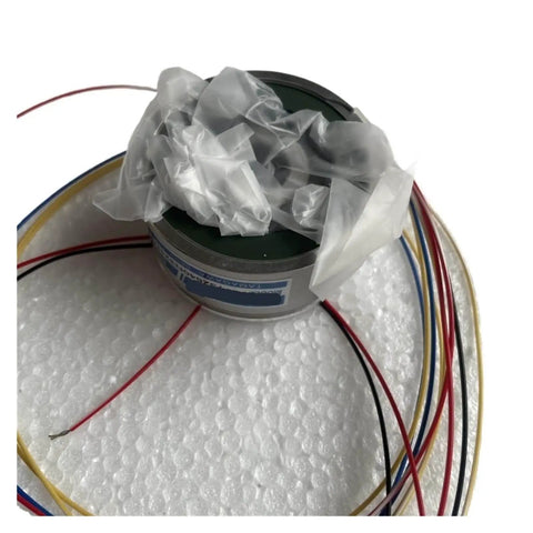 Rock Solid Pro Grade 2640N321E64 Servo Motor Encoder for precise motion control, industrial-grade with connecting wires.