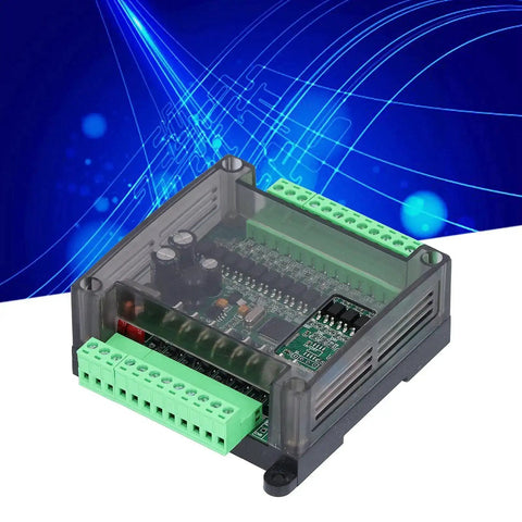 12 Inputs 8 Outputs DC12V Programmable Logic Controller Module with 8000 Step Memory and Transistor Outputs for Industrial Automation